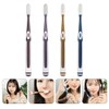 Healifty 4Pcs Silicone Toothbrushes Bristles Toothbrush Soft Toothbrush for Sensitive