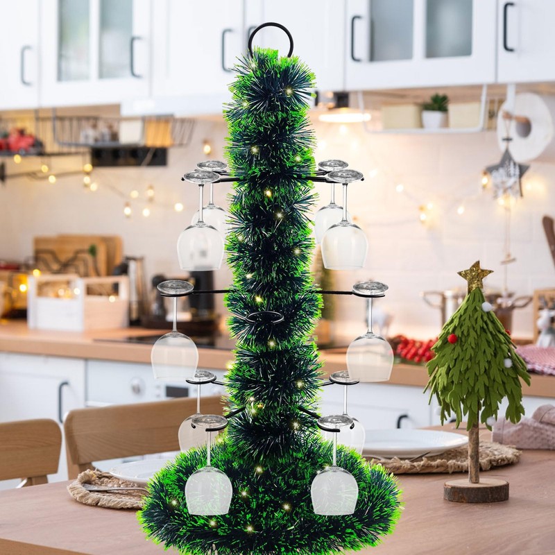 Cocktail Tree Stand for Drinks, Metal Champagne Drink Tower Stand