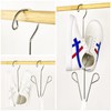 Stainless Steel Shoe Drying Rack 4 Pack, Shoe Hanger(A)