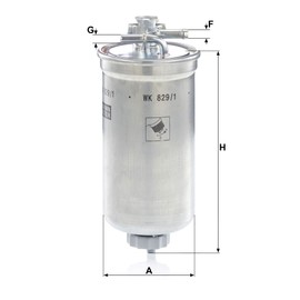 Original MANN-FILTER Fuel filter WK 829/1 x – Fuel filter set with gasket / gasket set – For Passenger Cars