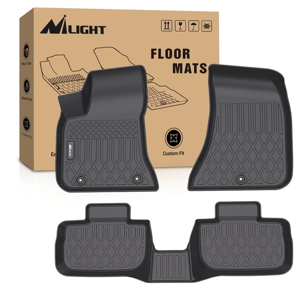 Nilight TPE Floor Mats for Dodge Charger RWD 2011-2023/Chrysler 300 RWD 2011 2012 2013 2014 2015 2016 2017 2018 2019 2020 2021 2022 2023,All Weather Custom Fit Heavy Duty Floor Liners