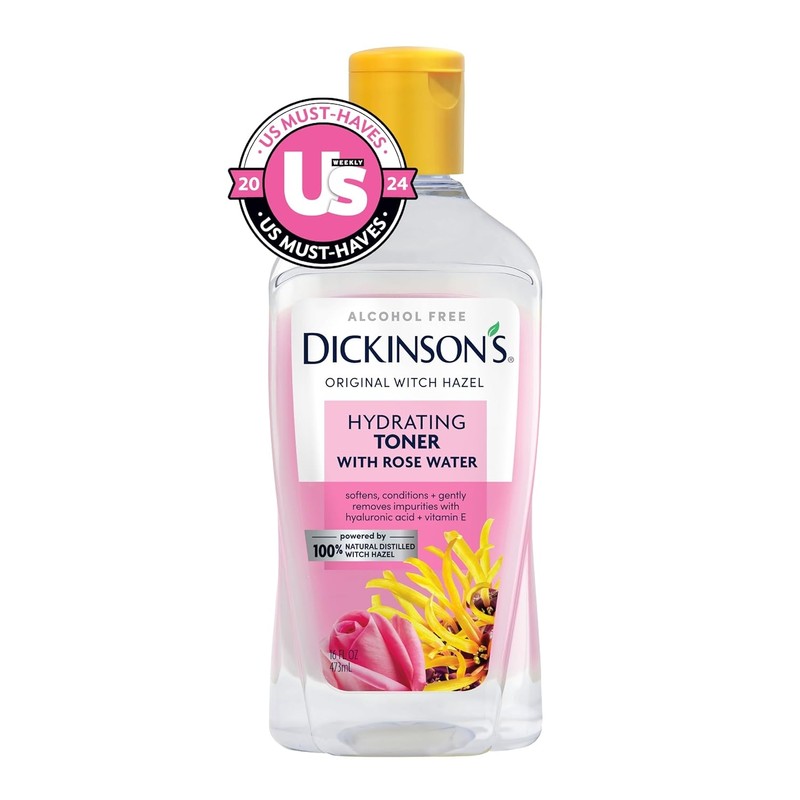 Dickinson's Enhanced Witch Hazel Moisturizing Toner with Rosewater Alcohol Free