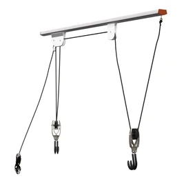RAD Cycle Products Rail Mount Bike and Ladder Lift for Your Garage or Workshop Holds up to 75 Pounds No Mounting Board Needed