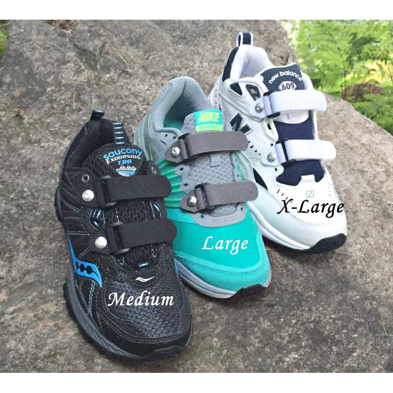 Replace-A-Lace No Tie Shoelaces Touch Close Straps to Replace Laces