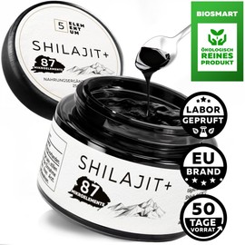 Pure Shilajit Original Himalayas - 25g Premium Mumijo Shilajit High Dose from Himalya Mountains I Hand Harvest Including 500mg Dosing Spoon