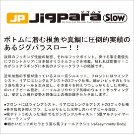 Major Craft Metal Jig Jigpara Slow 1.4 oz (40g) #113 Super Luminous Blue Zebra (Kemra)