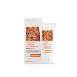 ABERA Curcumin Facial Cleanser, Gentle Foaming Face Wash with Niacinamide, Salicylic Acid & Turmeric, Hydrating Daily Cleanser for Oily, Acne-Prone & Sensitive Skin, 100ml