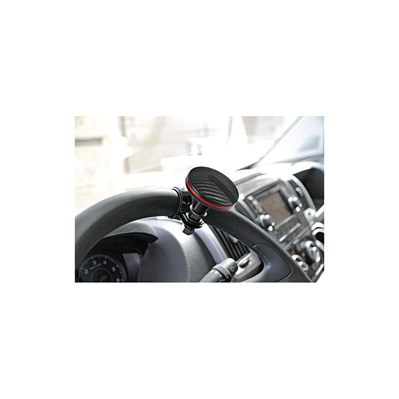 Carbon Effect Car & Lorry Steering Wheel Aid Handle Assister