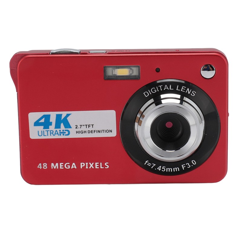4K Digital Camera 48MP HD 2.7 Inch Screen 8X Zoom