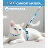 Halypet Cat Harness and Leash Set, Escape Proof [3 in