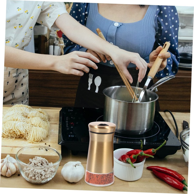 GRIRIW 2Pcs Reusable Condiment Bottles Seasoning Jars for for Home