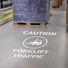 Forklift Traffic Stencil - Reusable Stencils for Painting - Create