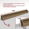 Fits 48-Inch Baseboard Space | Baseboard Air Register Grille |