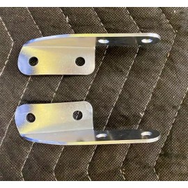 CHEVY SHOP 1955-1957 EXTERIOR SUN VISOR MOUNTING BRACKETS *NEW PAIR