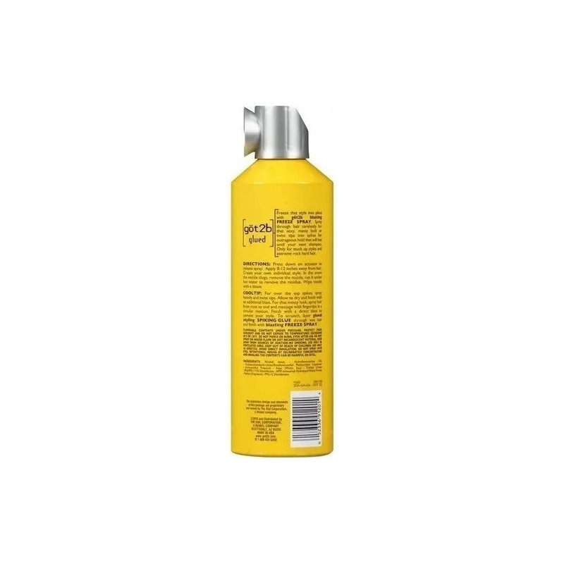 Got2b Glued Blasting Freeze Fijador Pelo Pelucas 12 Onzas