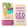BRIXY Magnesium Deodorant, Effective Odor Control With Ceramide & Niacinamide