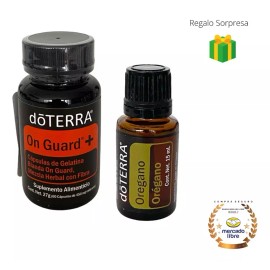Doterra Orégano 15ml + Capsulas On Guard+ Doterra