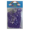 Endless Possibilities 600 Colorful Loom Bands With Crochet Hook and Buckles - Purple