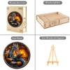 KAAYEE Wooden Puzzles for Adults, 3D Visual Effect Dragon Family
