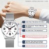 Hearkent Talking Watch, German Voice Prompt, Large Numbers, Self-Adjusting Talking