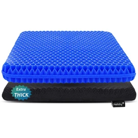 Helishy Gel Seat Cushion for Long Sitting, Extra Thick Gel Cushion for Wheelchair Sof...