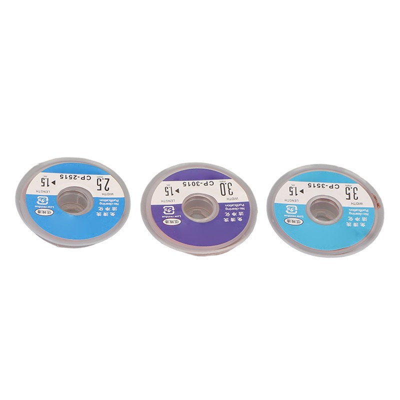 5 Pcs Solder Wick Set 1.5mm 2mm 2.5mm 3mm 3.5mm