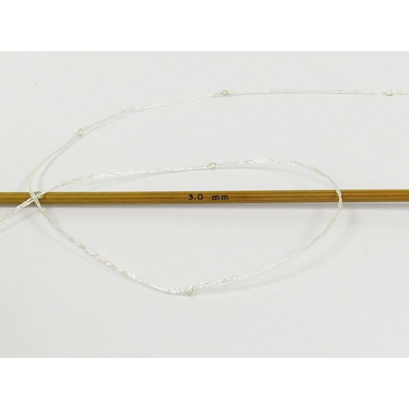 Petite Paillette Cream with Silver Mini Sequins Yarn - 50