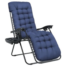 DANGHOOGY Outdoor Lounge Chair Cushions, Chaise Lounge Cushions for Outdoor Furniture, Waterproof Zero Gravity Lounge Chair Cushion 71 x 21 x 4 Inches