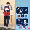 Space Childrens Backpacks for Boys, Multi-Pocket Astronaut Boys School Bags