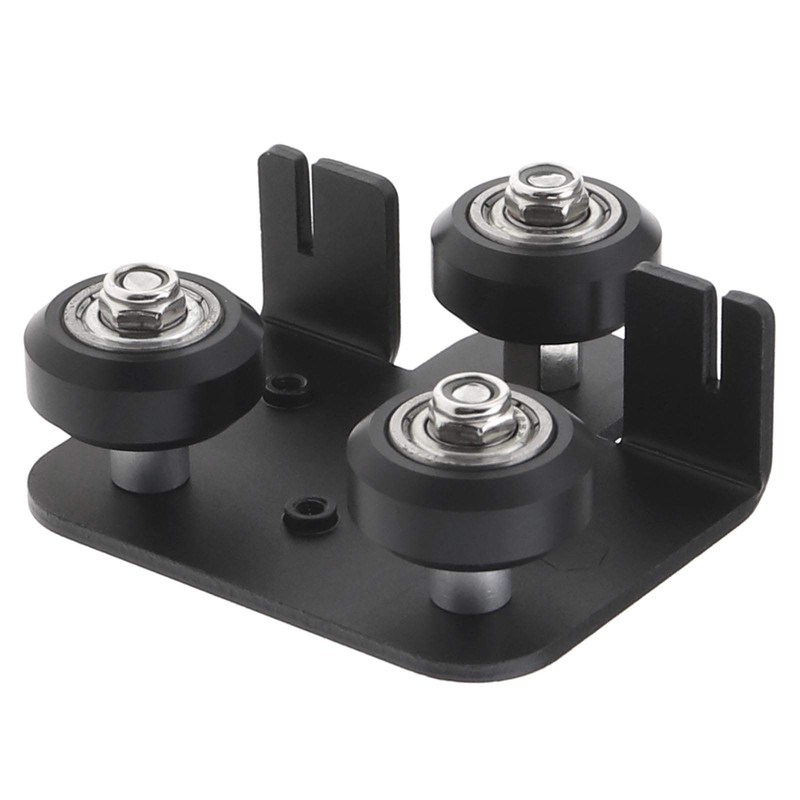 Create idea 3D Printer Back Support Plate with Pulley for