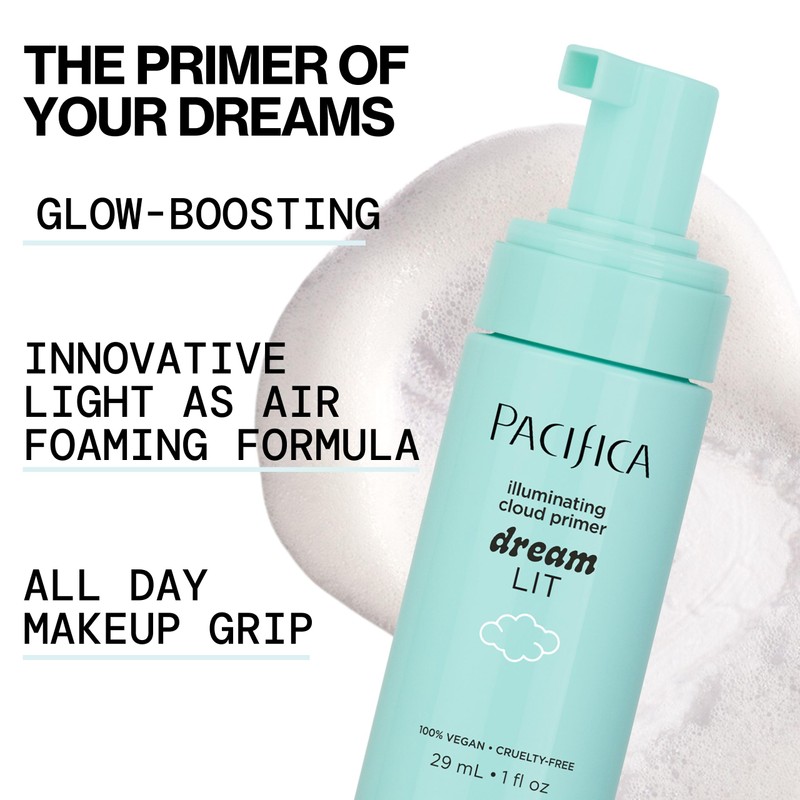 Pacifica Dreamlit Illuminating Foaming Primer with Vitamin C & Hyaluronic