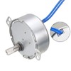 uxcell Synchronous Motor AC 100-127V 30-36RMP 50-60Hz 4W Double Flat