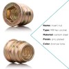 YoiYee Heavy Duty Wood Furniture M8 x 15mm Threaded Insert