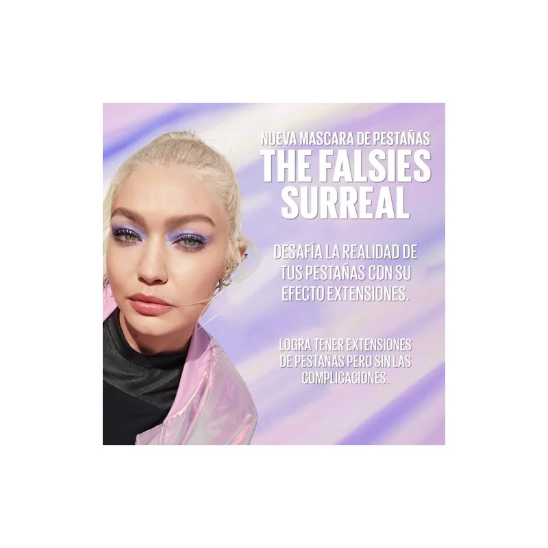Máscara De Pestañas The Falsies Surreal Maybelline New York Lavable