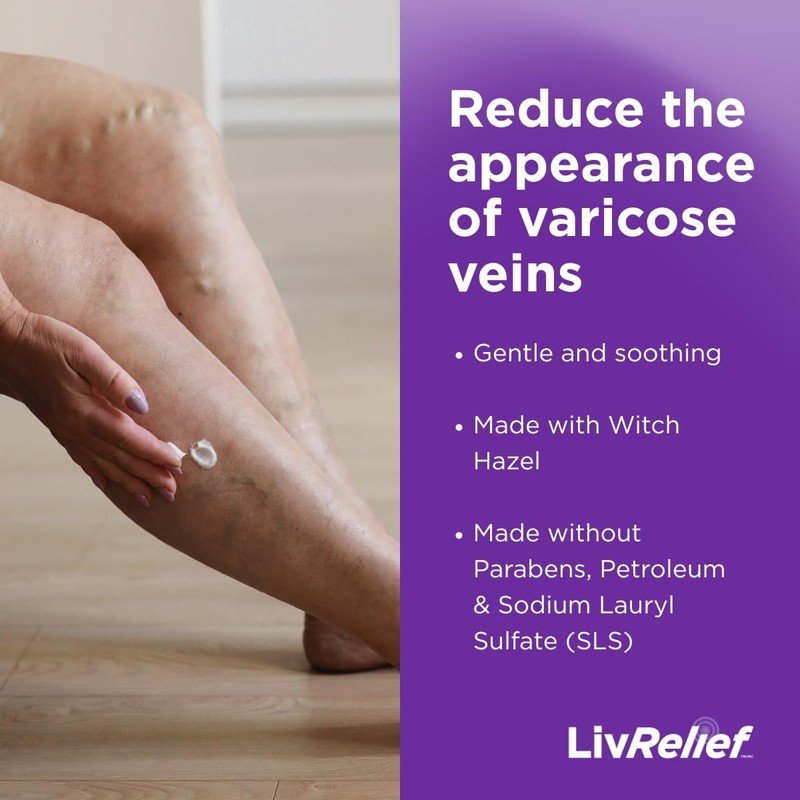 LivRelief - Crema de venas varicosas- 50 gramos