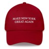 Make New York Great Again Embroidered Dad Hat Adjustable Cotton