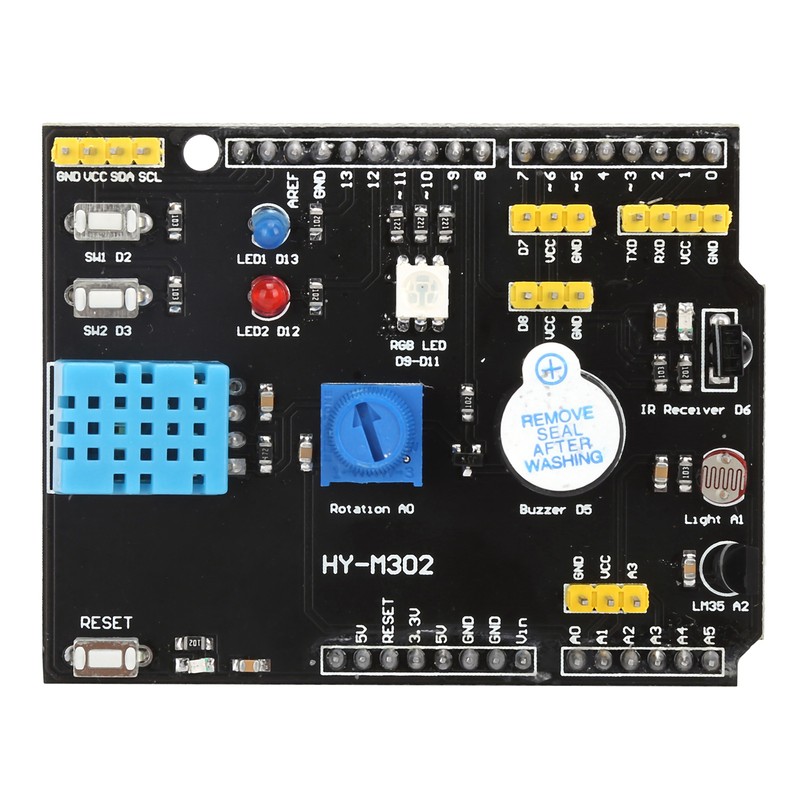 9 in 1 Multifunction Expansion Board Humidity LM35 Temperature Computer