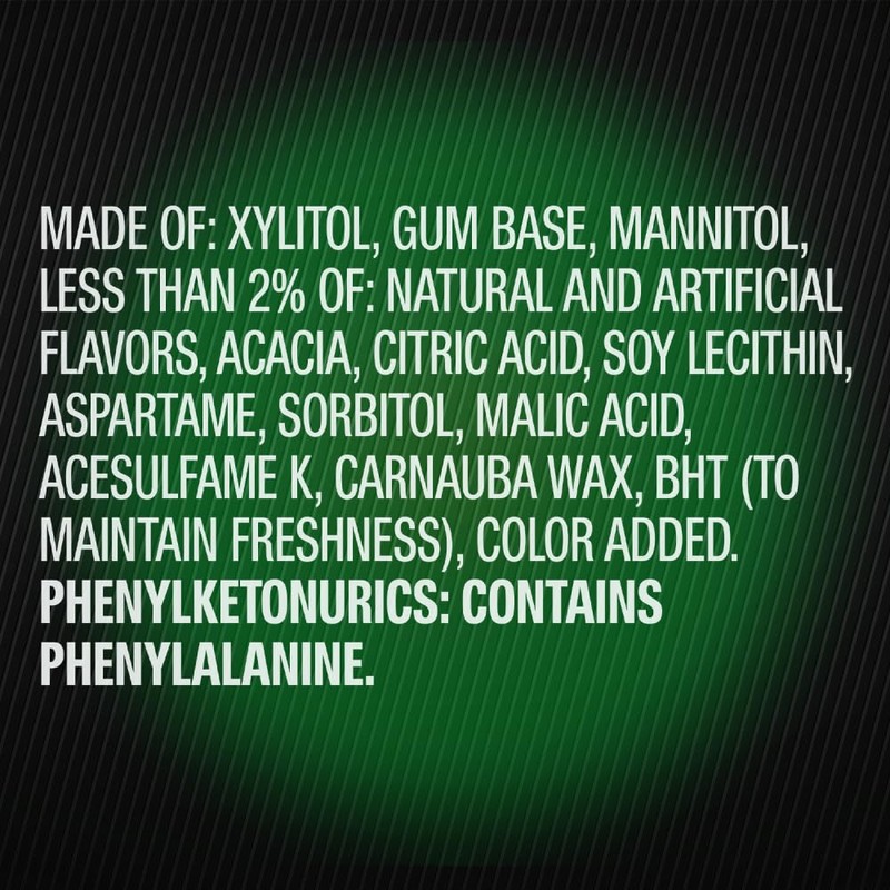 5 Rain Spearmint Sugarfree Gum, 6 Value Packs (36 packs