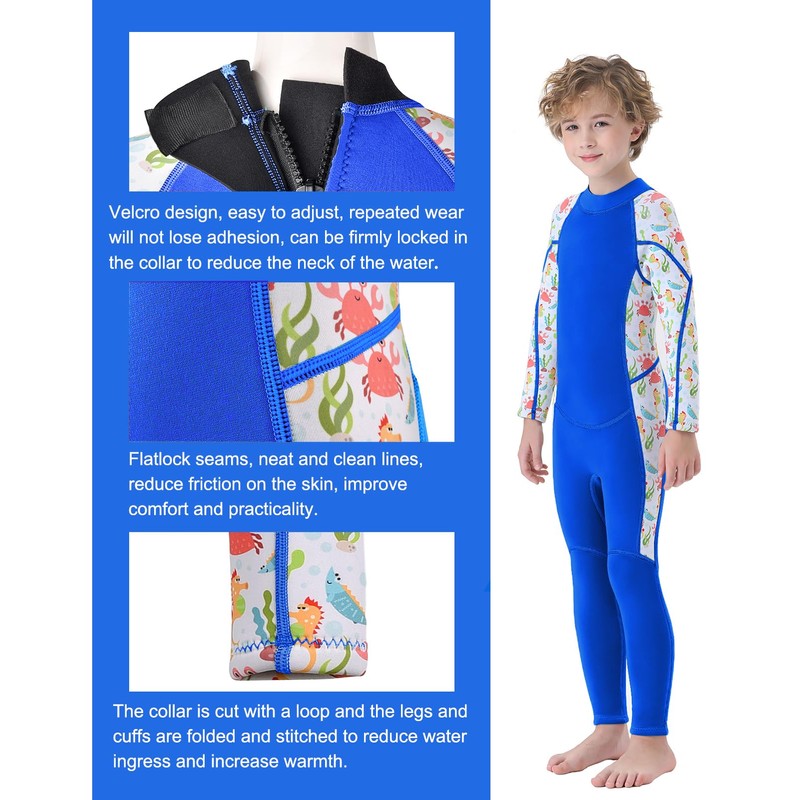 REALON - Traje de neopreno para niños, niñas y jóvenes,