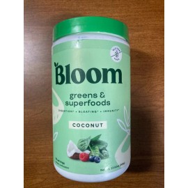 BLOOM NUTRITION Greens and Superfoods Powder - Coconut 50 Servings 13.02oz