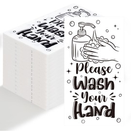 Disposable Hand Towels for Bathroom, 100 PCS Wash Your Hands Paper Napkins, Bathroom Etiquette Napkins Guest Disposable, Paper Napkin Tableware for Powder Room Wedding Birthday Anniversary Baby Shower