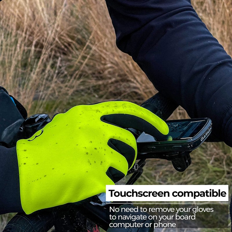 BBB Cycling Unisex's ControlZone Gloves ControleZone BWG-36 S, Neon Yellow,