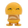 Hoptimist Baby Bimble Push Puppet yellow/glossy/H6,5cm/Ø5,0cm/with spring mechanism