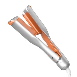 SHEGLAM 0.75" Deep Waver for Short Hair Lightweight, Dual Voltage, Smart Timer Hair Tool Crimper Double Barrel & Adjustable Temps Anti-Scald, Easy to Use
