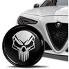 SkinoEu Compatible with Alfa Romeo Emblem Badge Bonnet/Boot 74 mm