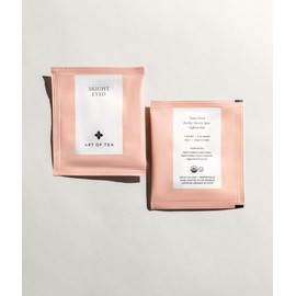 Art of Tea | Bright Eyed Turmeric Ginger Tea - Caffeine Free Turmeric Ginger Tea Bags | 50 Pyramid Sachets