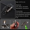 Metal Keychain Lighter With Multifunctional Bottle Opener, Permanent Match Infinity