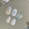 [Handmade Nail Tips] Dream Sea Nail Tips - Coffin Egg