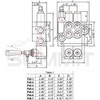 Monoblock Hydraulic Directional Control Valve, 1 Spool, 11 GPM, SAE