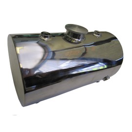 Stainless Steel Oil Tank for Custom Motorcycles/Harley Chopper Bobber - Round